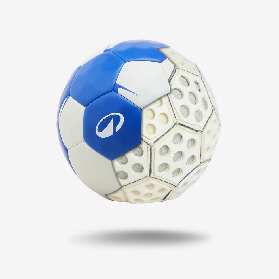 ballon_de_handball_taille_1_sans_résine_h500_waxfree_blue_ocre_s1